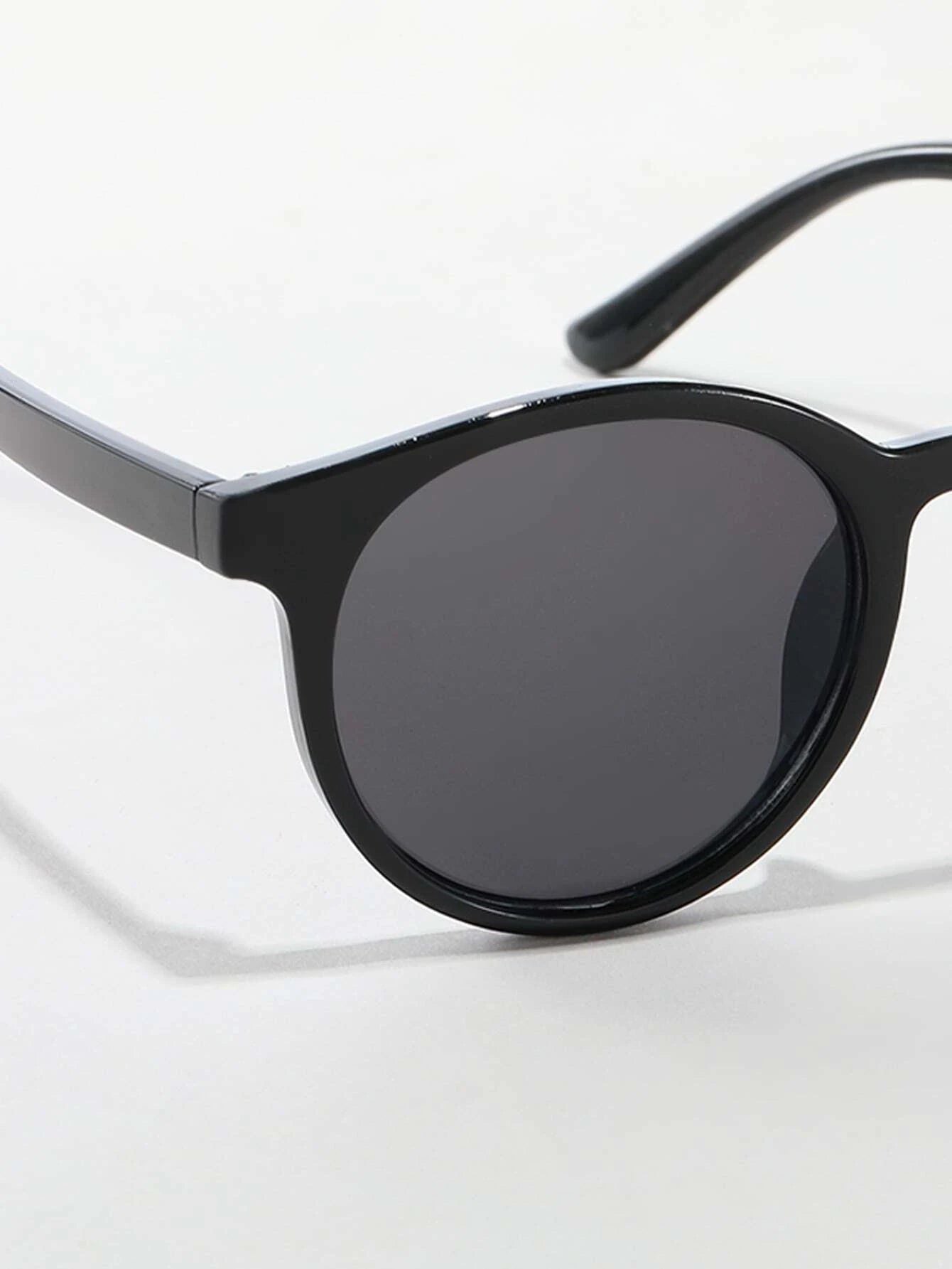 Dinossi - Gafas de sol redondas ligeras negras para niños