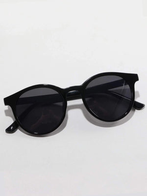 Dinossi - Gafas de sol redondas ligeras negras para niños