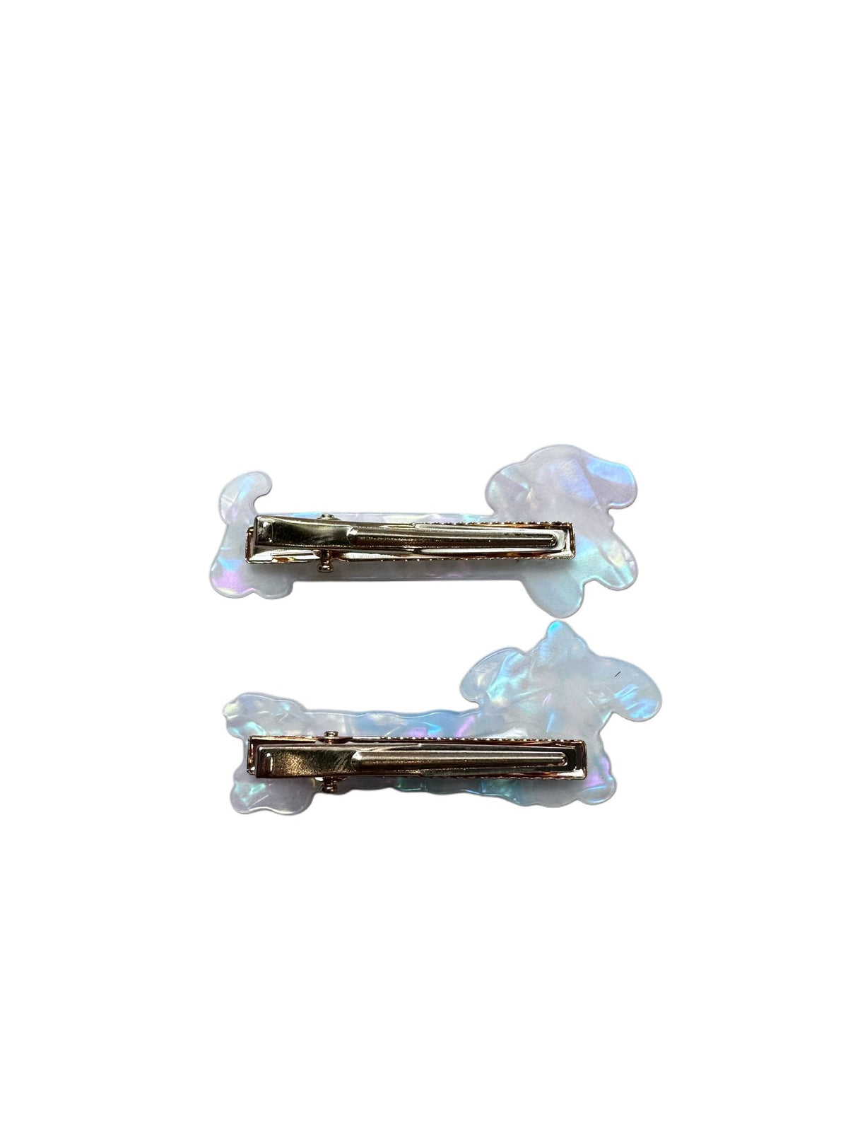 Dinossi - Pinzas para el pelo con diseño de salchicha, 2 unidades