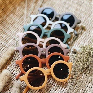 Dinossi - Gafas de Sol Sostenibles para Niños Modelo Redondo - Marrón
