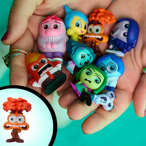 Disney - Disney Doorables Inside Out 2 Colección de 9 Figuras de Juguete