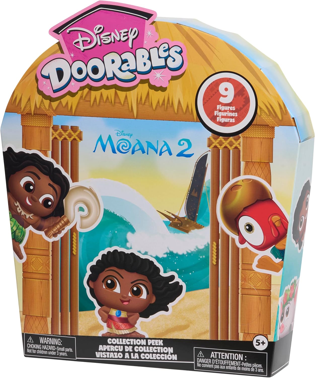 Disney - Disney Doorables Moana 2 Figuras de juguete coleccionables