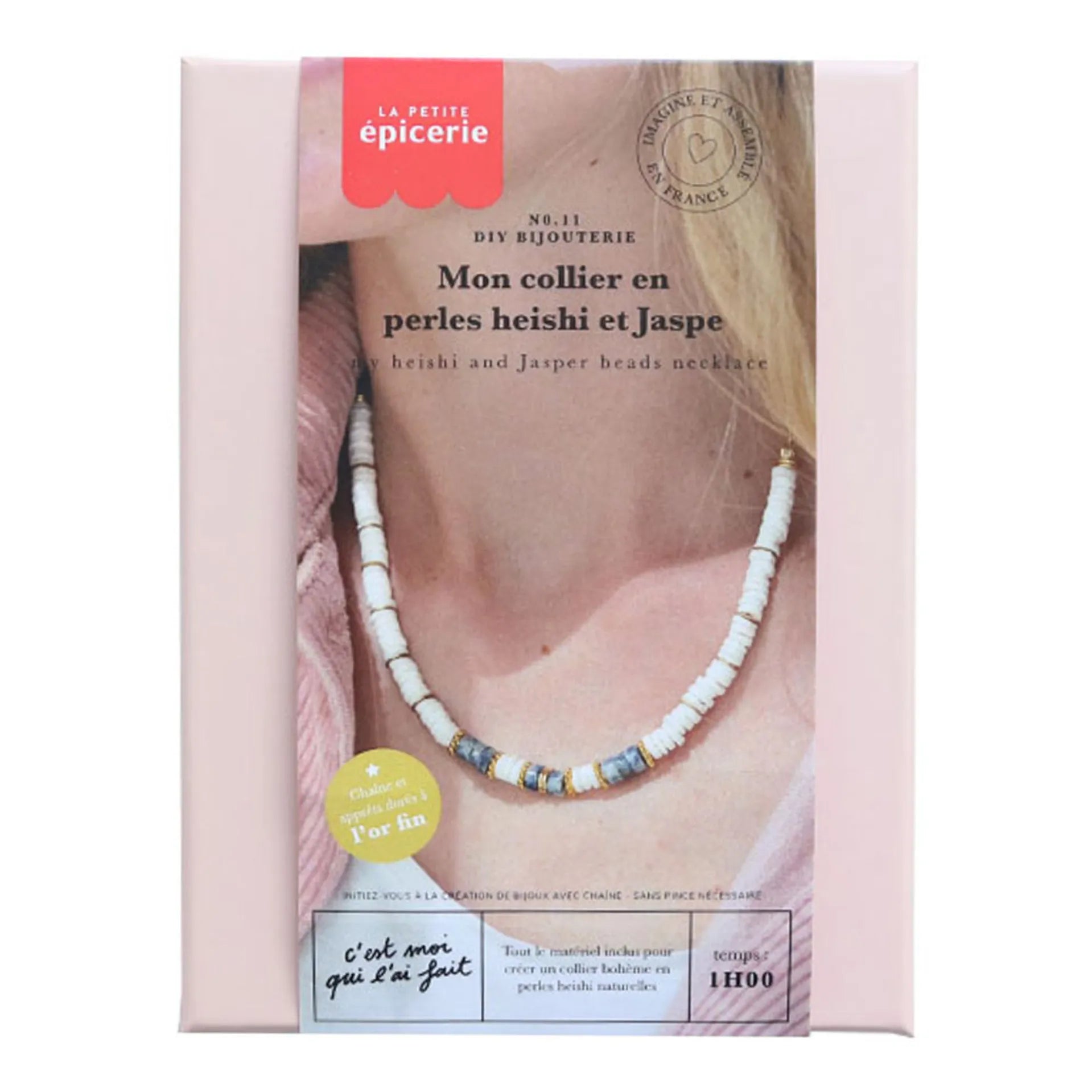La Petite Épicerie - Mi collar de perlas Heishi DIY - Jasper
