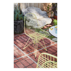 Vitra - Silla DKR Tel - Charles & Ray Eames | Amarillo limón