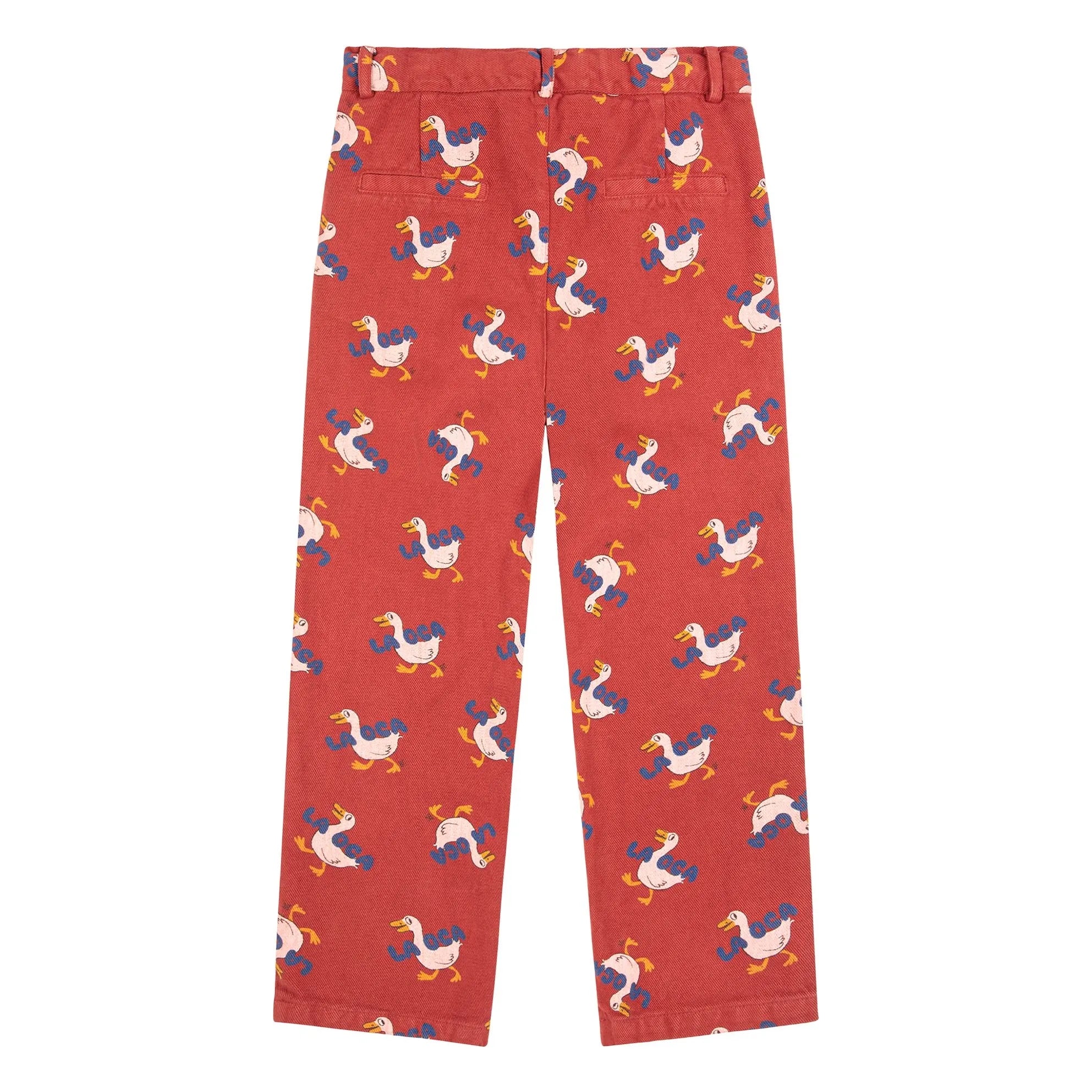 Bobo Choses - Pantalón de sarga Duck | Rojo