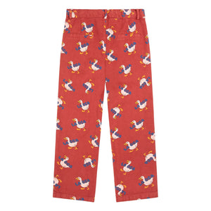 Bobo Choses - Pantalón de sarga Duck | Rojo