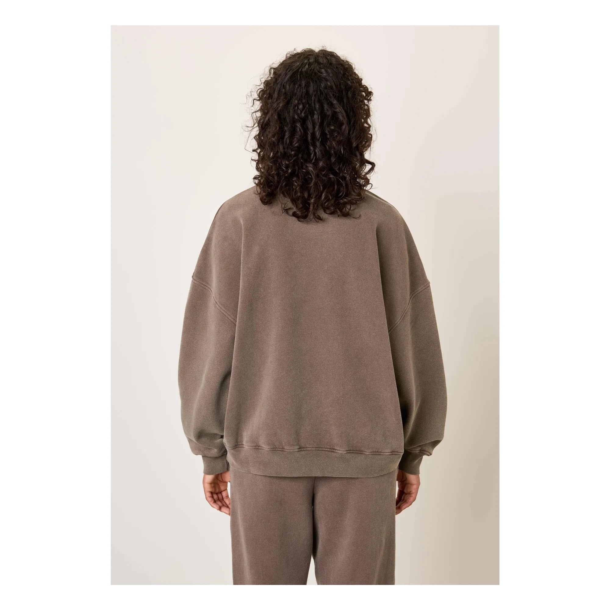 American Vintage - Sudadera de algodón Plizzy | Marrón
