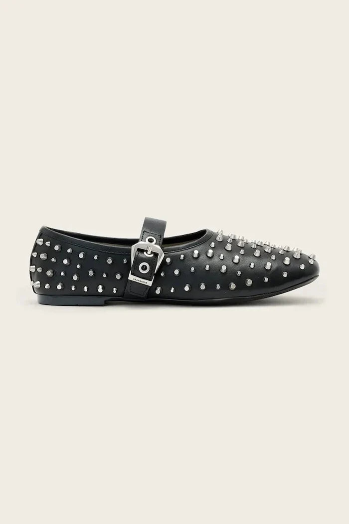 Bailarinas de piel con tachuelas Sabine de AllSaints