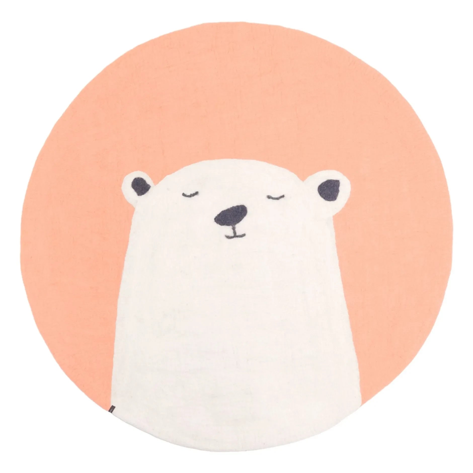 Muskhane - Alfombra de fieltro Pasu Grizzly | Caramelo