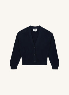 Smallable Kid - Cardigan Orgánico de Algodón Abbey | Azul Marino