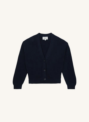 Smallable Kid - Cardigan Orgánico de Algodón Abbey | Azul Marino