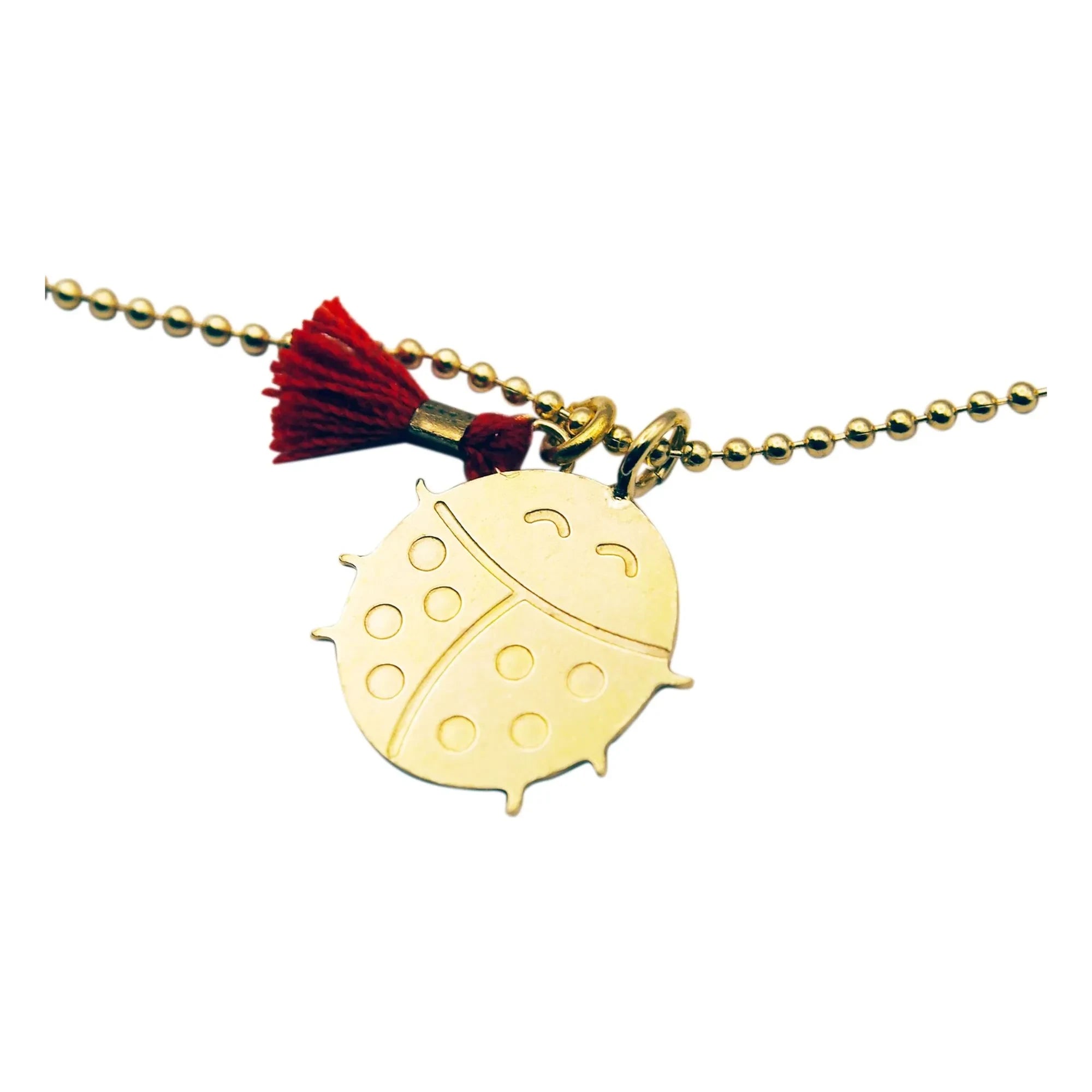 Adorabili - Collar de mariquita | Oro