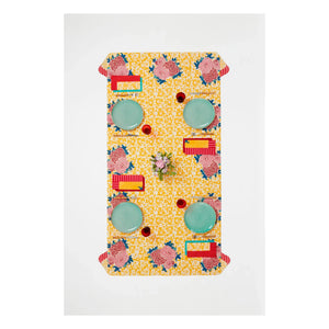 Lisa Corti - Mantel Arabesco Corolla | Amarillo
