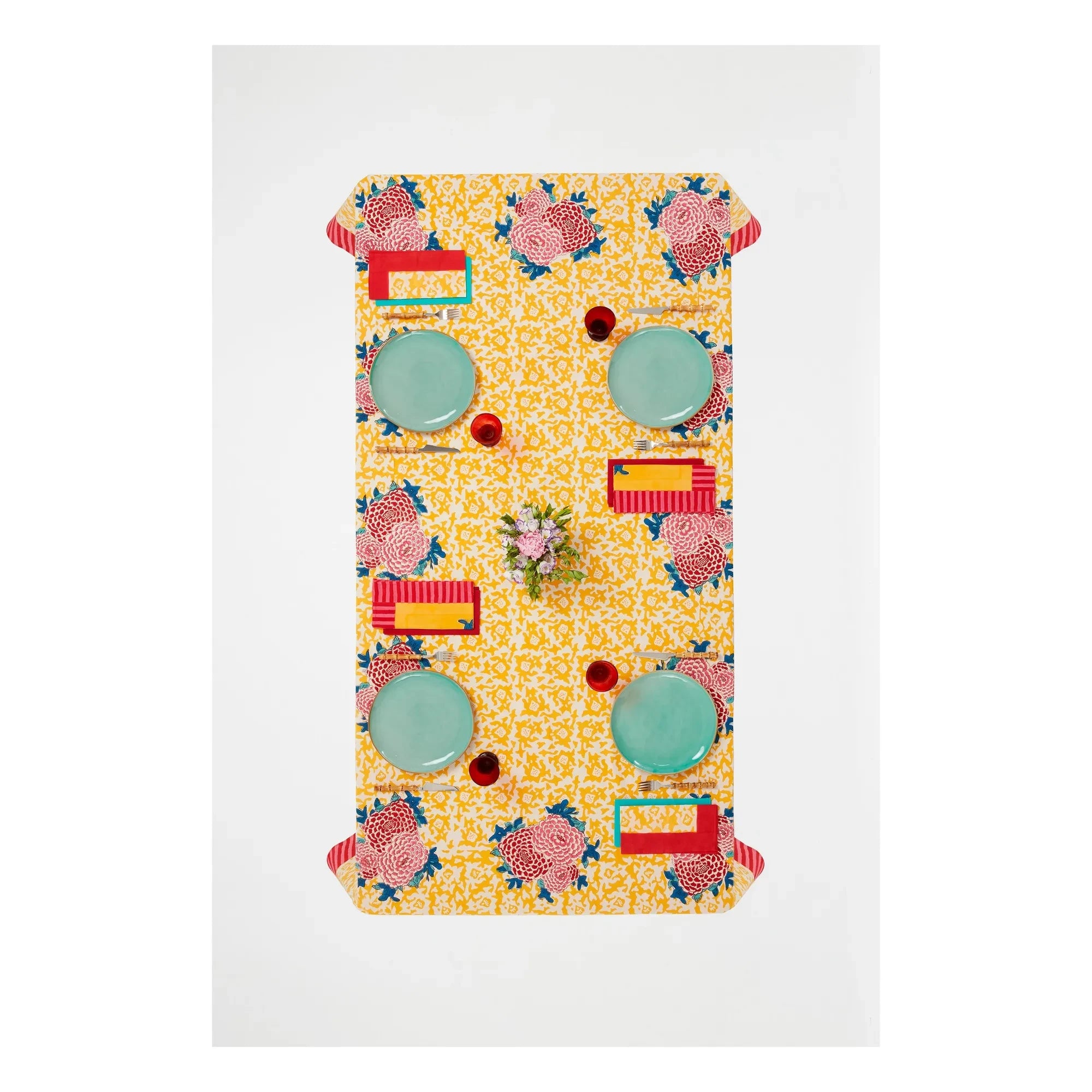 Lisa Corti - Mantel Arabesco Corolla | Amarillo