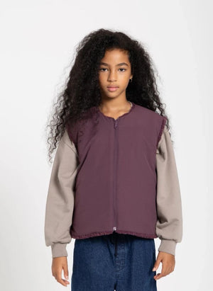 Smallable Kid - Jude Chaqueta Sherpa sin mangas | Morado