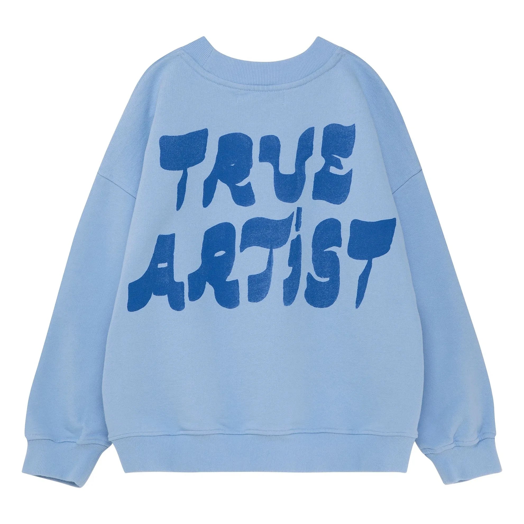 True Artist - Sudadera n.º 11 Kuş de algodón orgánico | Azul claro