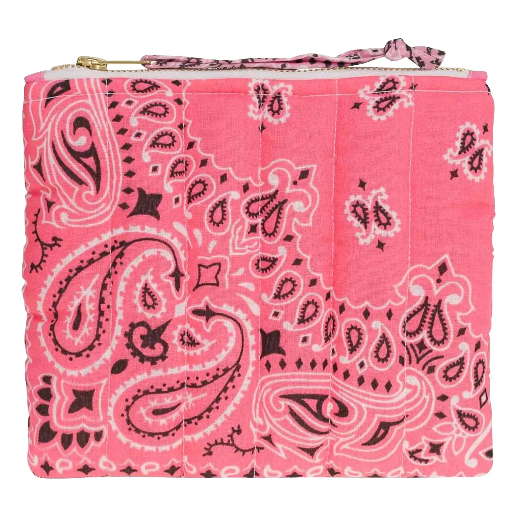 Call it by your name - Happy Face Cartera Mini Acolchada con Cremallera | Rosa