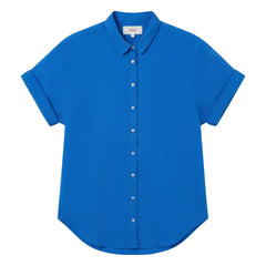 Xirena - Blusa de algodón Channing | Turquesa