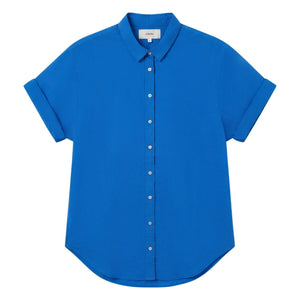 Xirena - Blusa de algodón Channing | Turquesa