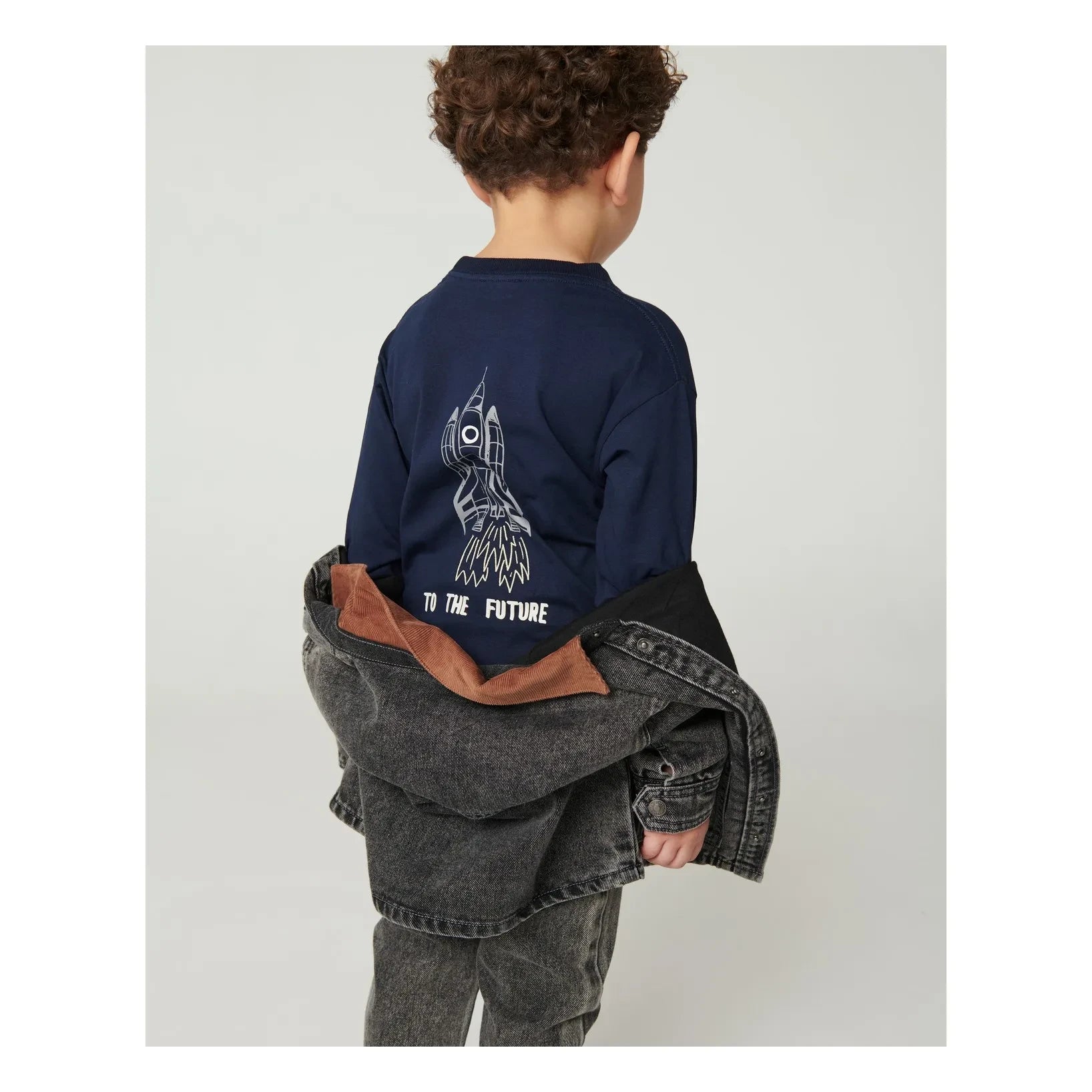 Copenhagen Colors - Organik Pamuk Rocket T-Shirt | Lacivert