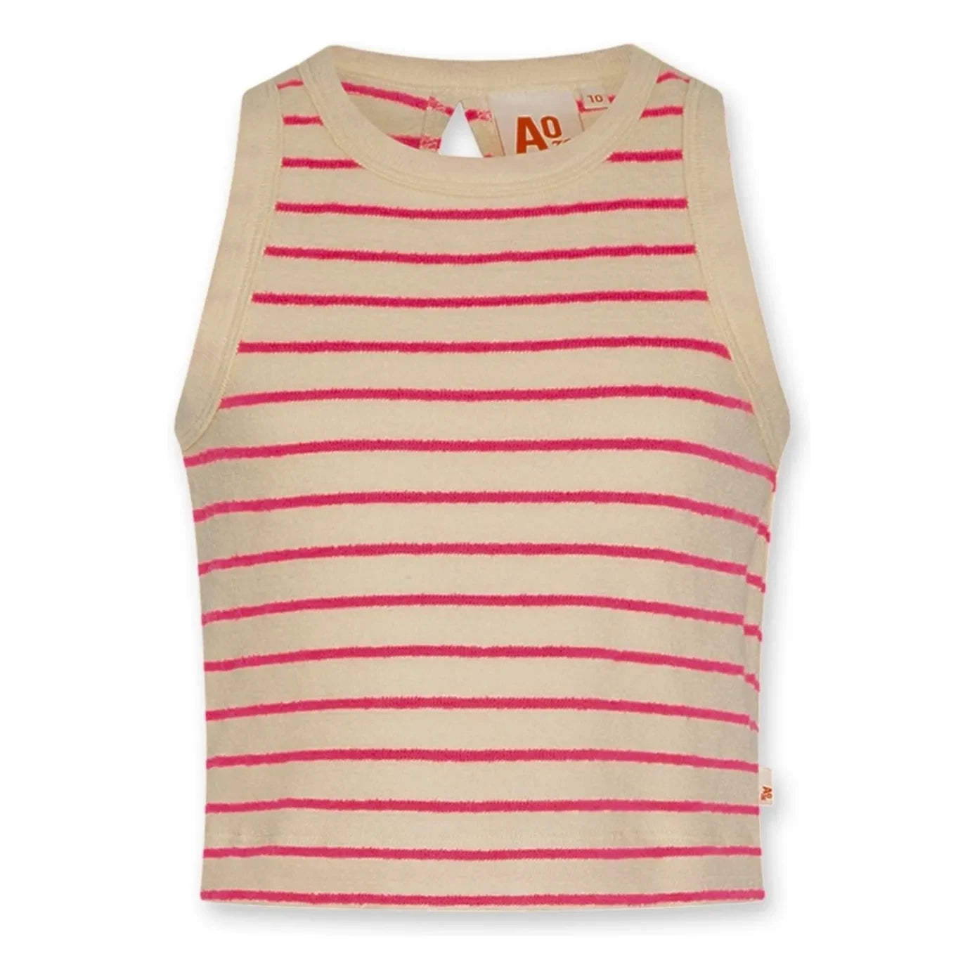 AO76 - Camiseta de tirantes a rayas Melli | Rosa