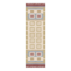 Layered - Alfombra de lana Röllakan Hilma | Beige oscuro