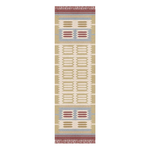 Layered - Alfombra de lana Röllakan Hilma | Beige oscuro