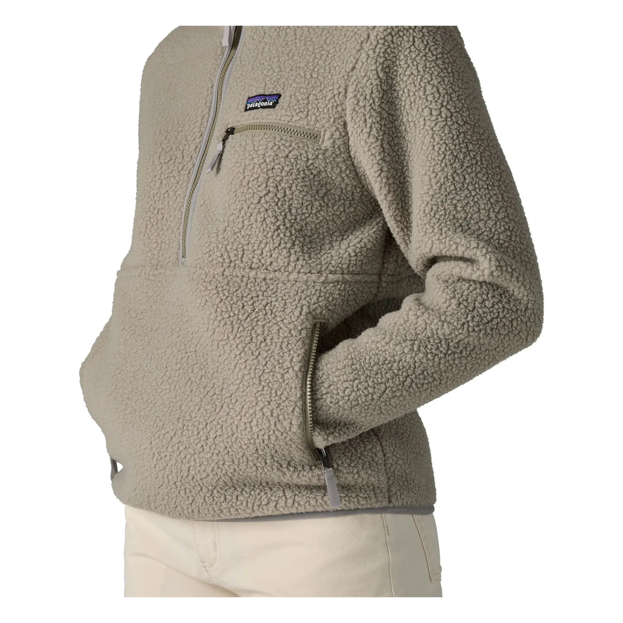 Patagonia - Marsupial polar Retro Forro Polar Fibras Recicladas | Gris claro