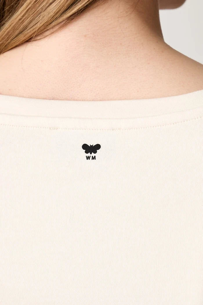 Weekend Max Mara camiseta de mujer básica de algodón y elastano WKDMULTIJ