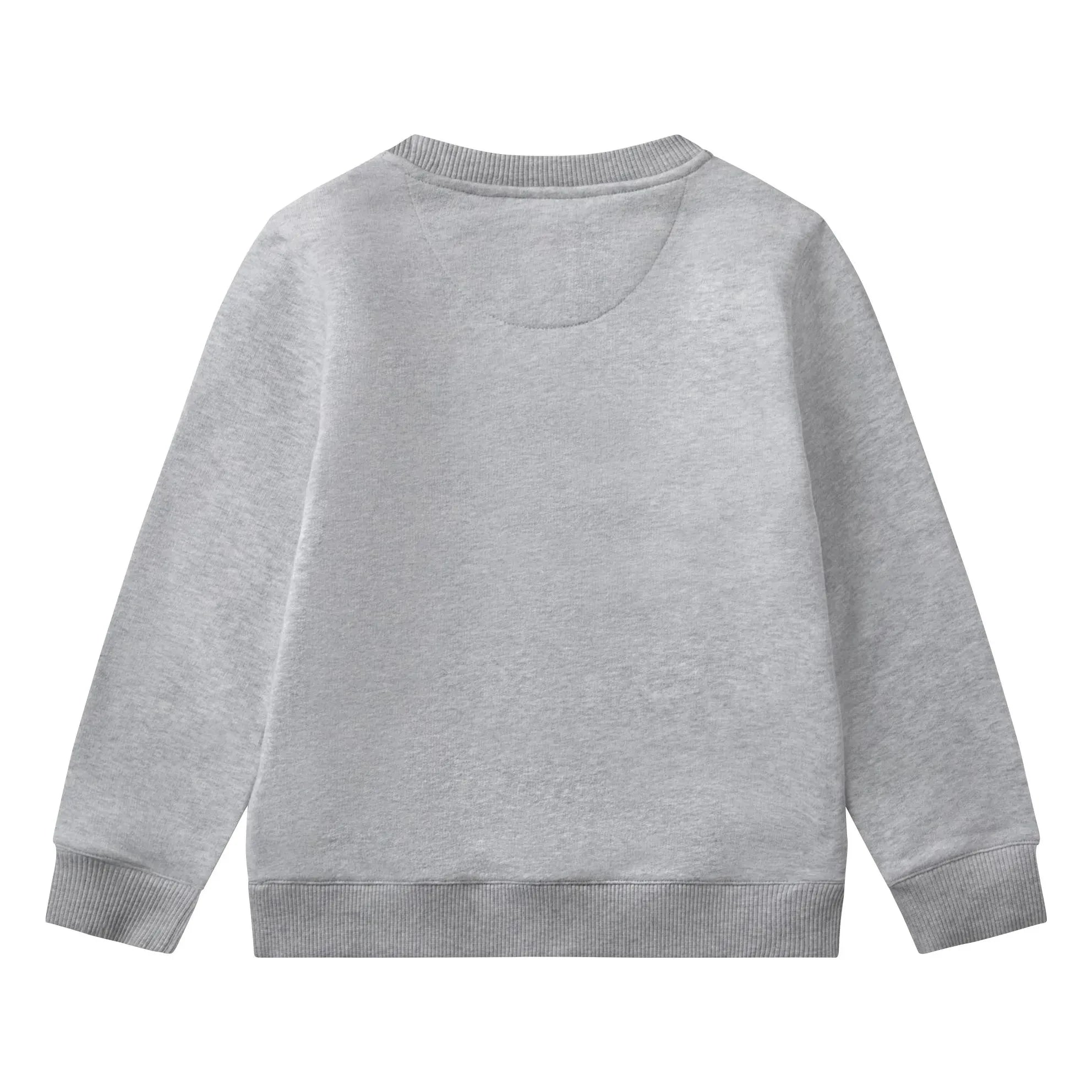 Lacoste - Sudadera con logo de algodón orgánico | Gris jaspeado