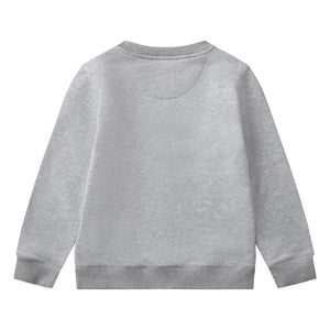 Lacoste - Sudadera con logo de algodón orgánico | Gris jaspeado