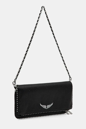 ZADIG&VOLTAIRE ROCK GRAINED LEATHER STUDS Bolso de piel