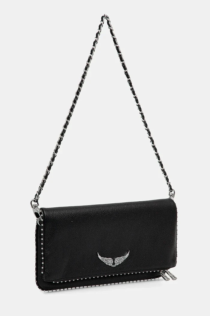 ZADIG&VOLTAIRE ROCK GRAINED LEATHER STUDS Bolso de piel