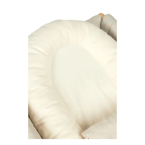 Cojín Reductor de Algodón Orgánico Sarga para Hamaca Evolutiva Bebé Verde Nobodinoz