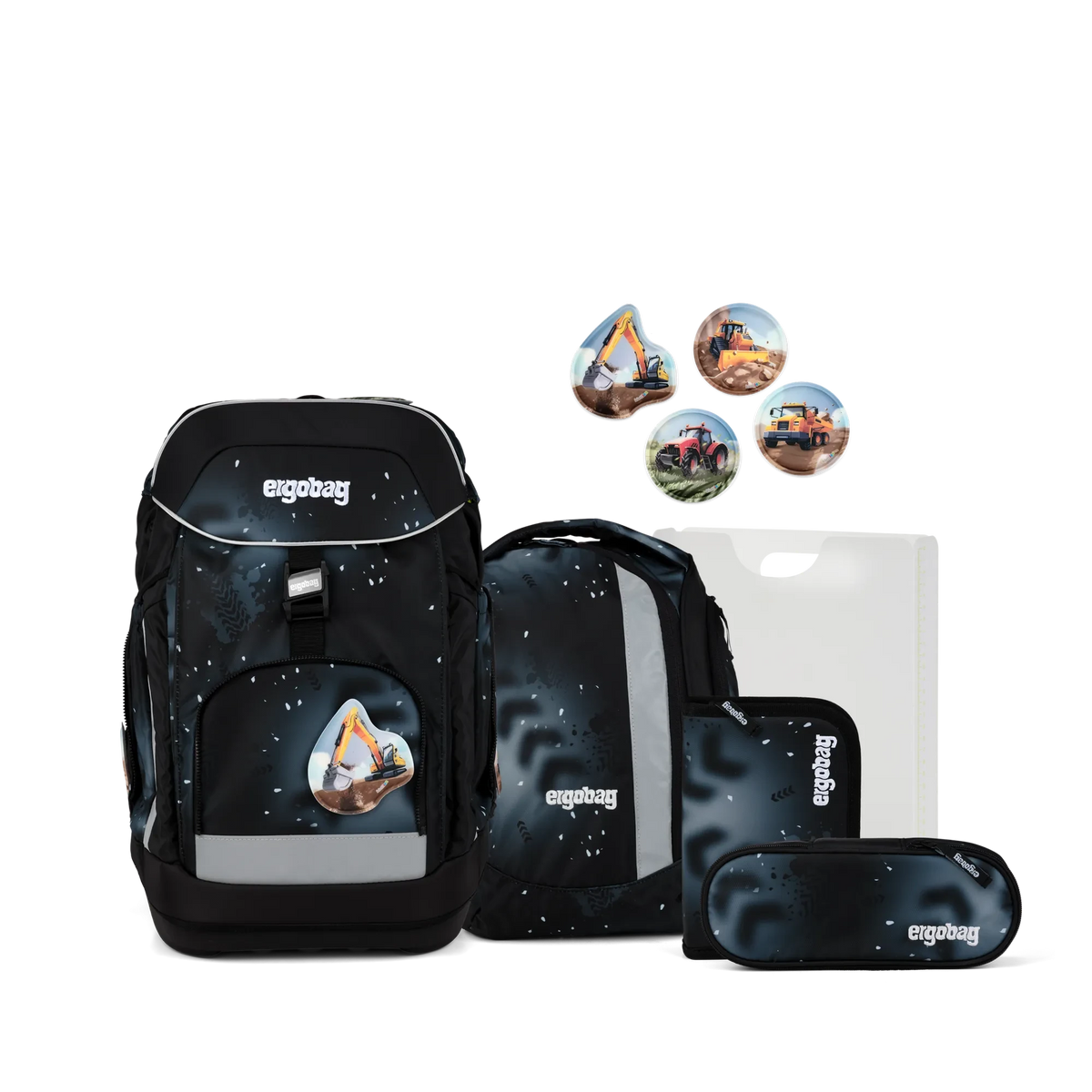 Ergobag - Set de Mochila Escolar Maxi Cementbear