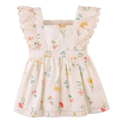 Gingersnaps - Vestido bordado Chisa | Crudo