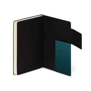 Legami - Cuaderno de rayas con cubierta suave monocromática - Verde profundo - Mi cuaderno