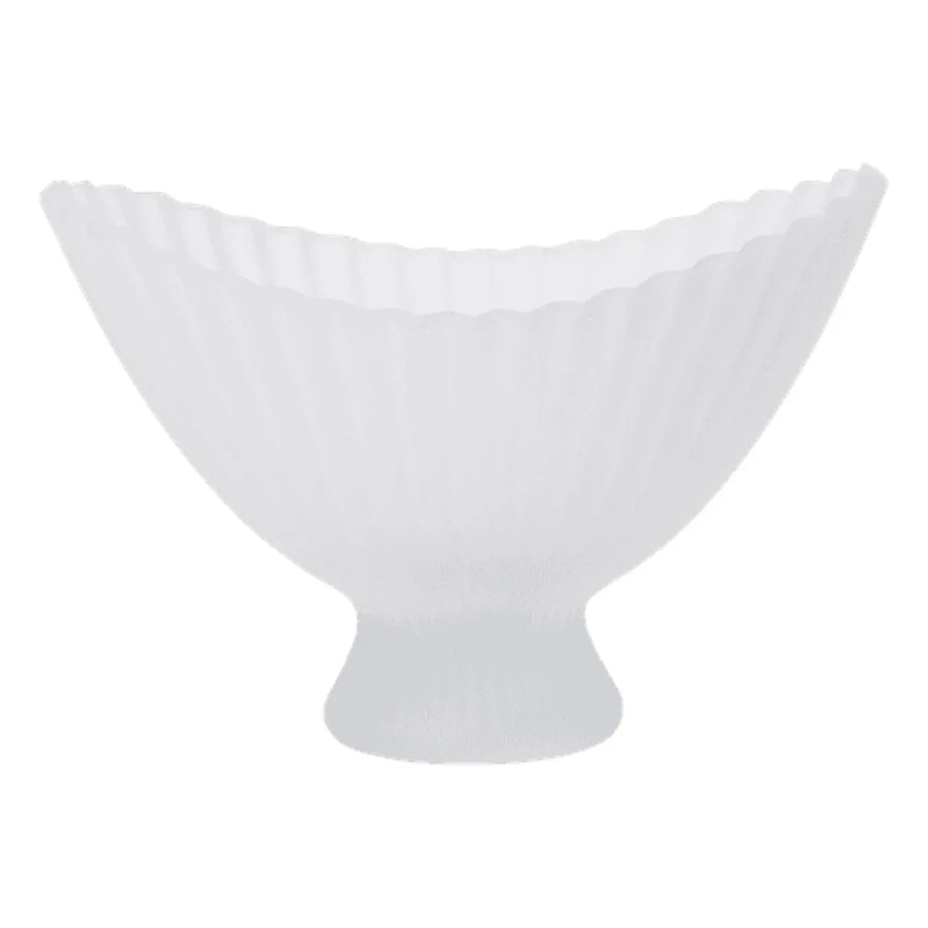 Ferm Living - Cuenco de cristal con pedestal | Blanco