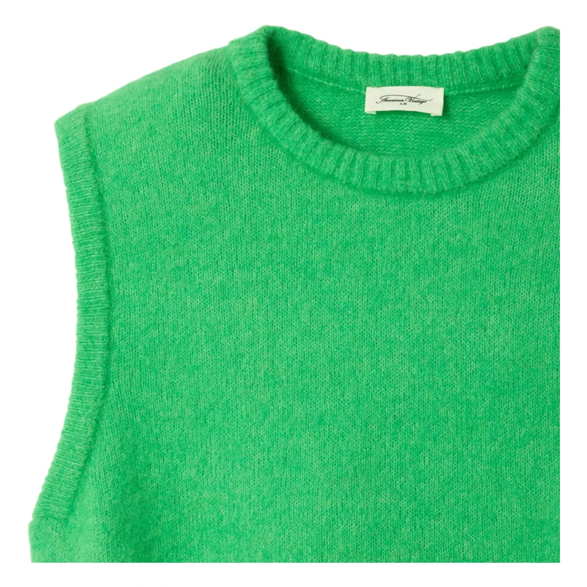 American Vintage - Vitow Jersey de Lana sin Mangas | Verde