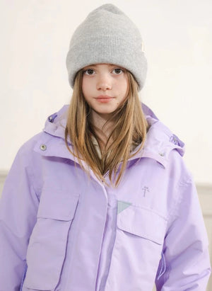 Töastie - Impermeable, Chaqueta Con Forro De Fibra Reciclada | Lila