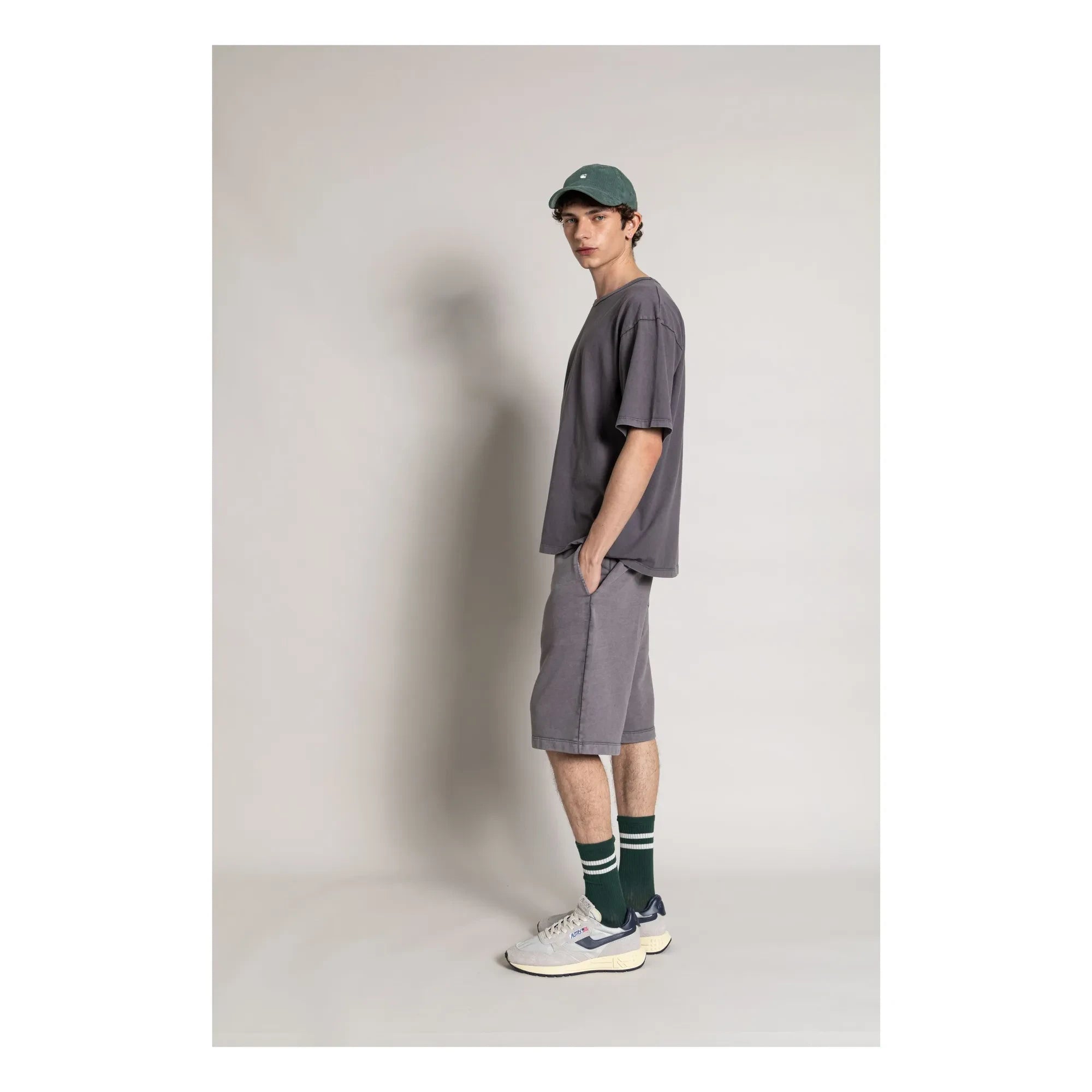 Smallable Man - Shorts de algodón orgánico Aron | Carbón
