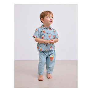 Bobo Choses - Bobo Denim Pantalón ligero | Azul claro