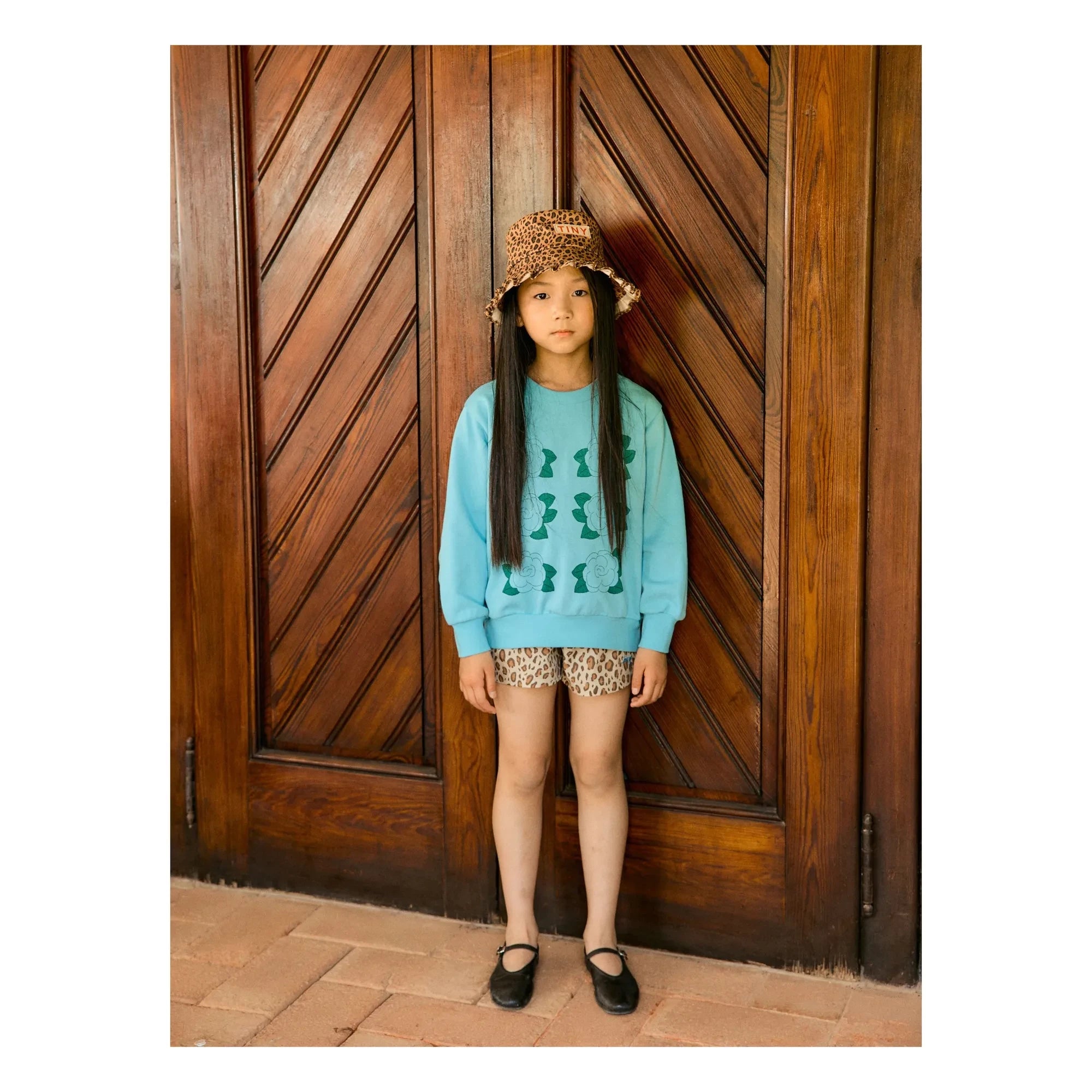 Tinycottons - Pantalones cortos leopardos | Marrón