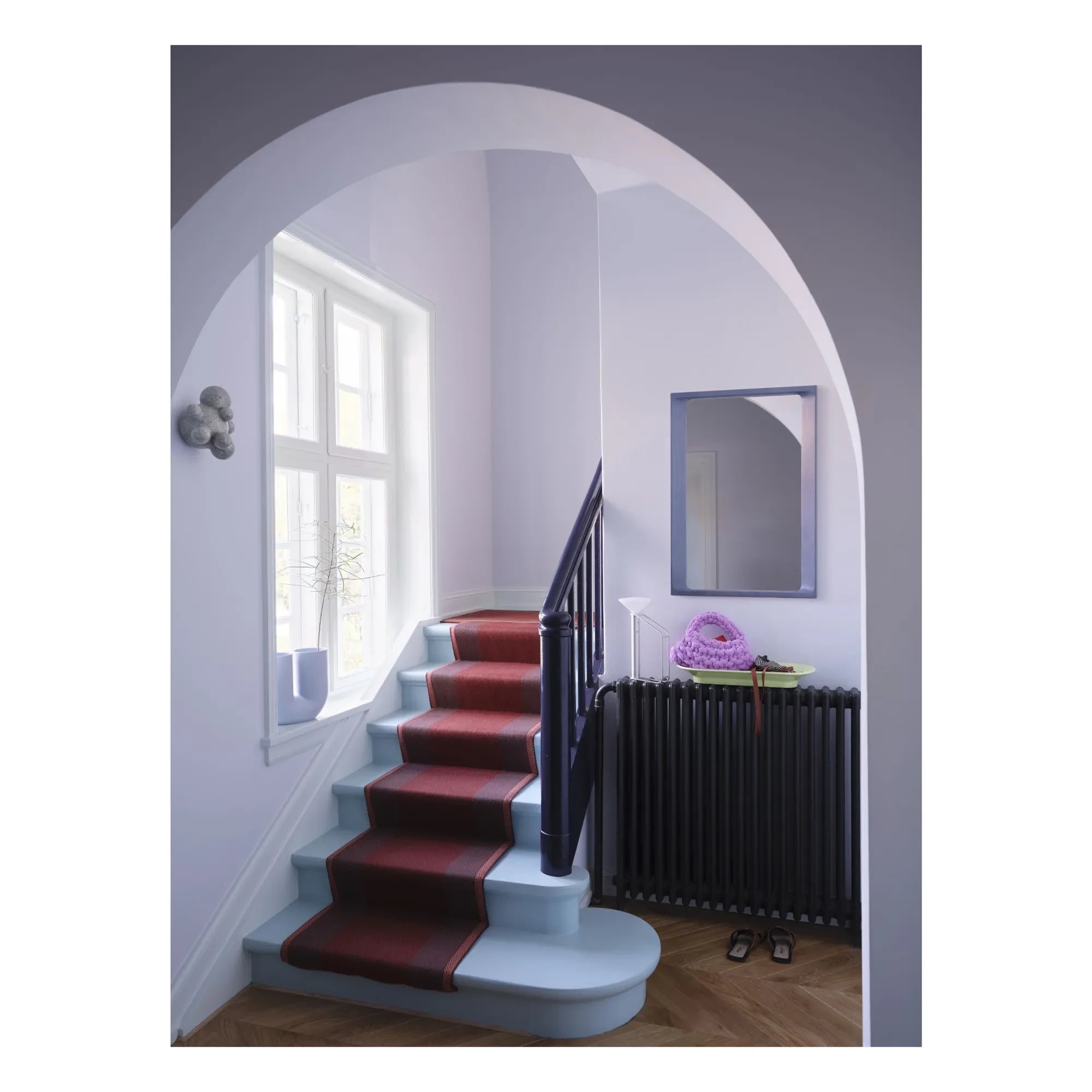 Muuto - Espejo curvado, Cobre Rhys | Lila