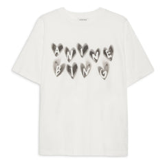 Anine Bing - Camiseta Cade Hearts | Marfil