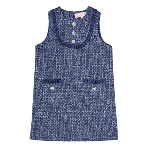Tutu du Monde - Vestido de tweed Dreamtide | Azul marino