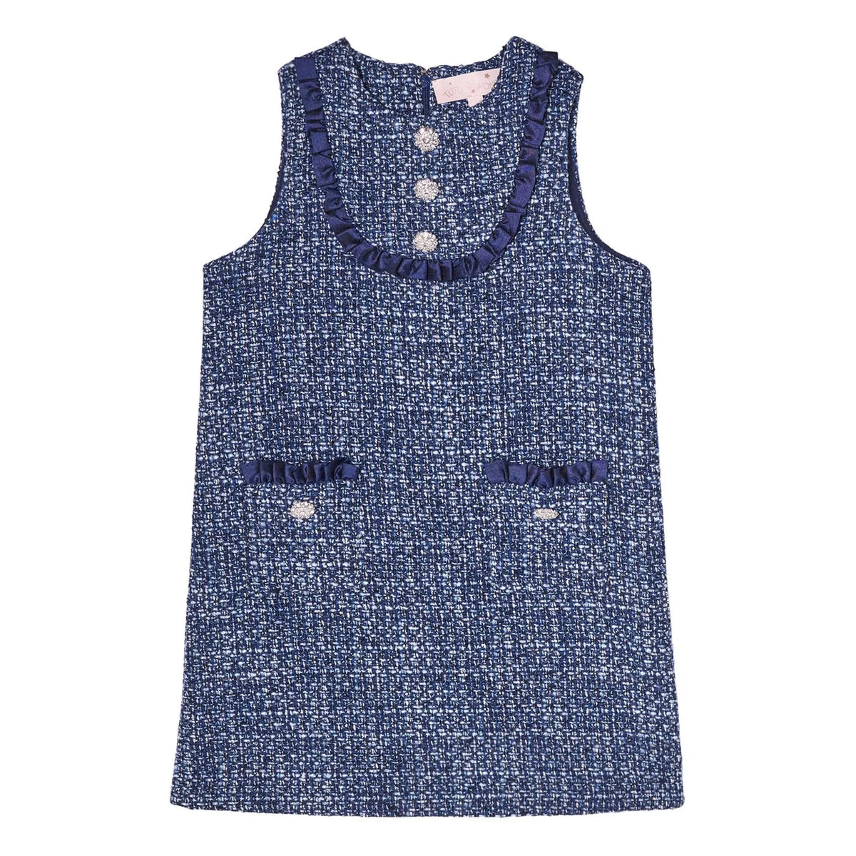 Tutu du Monde - Vestido de tweed Dreamtide | Azul marino