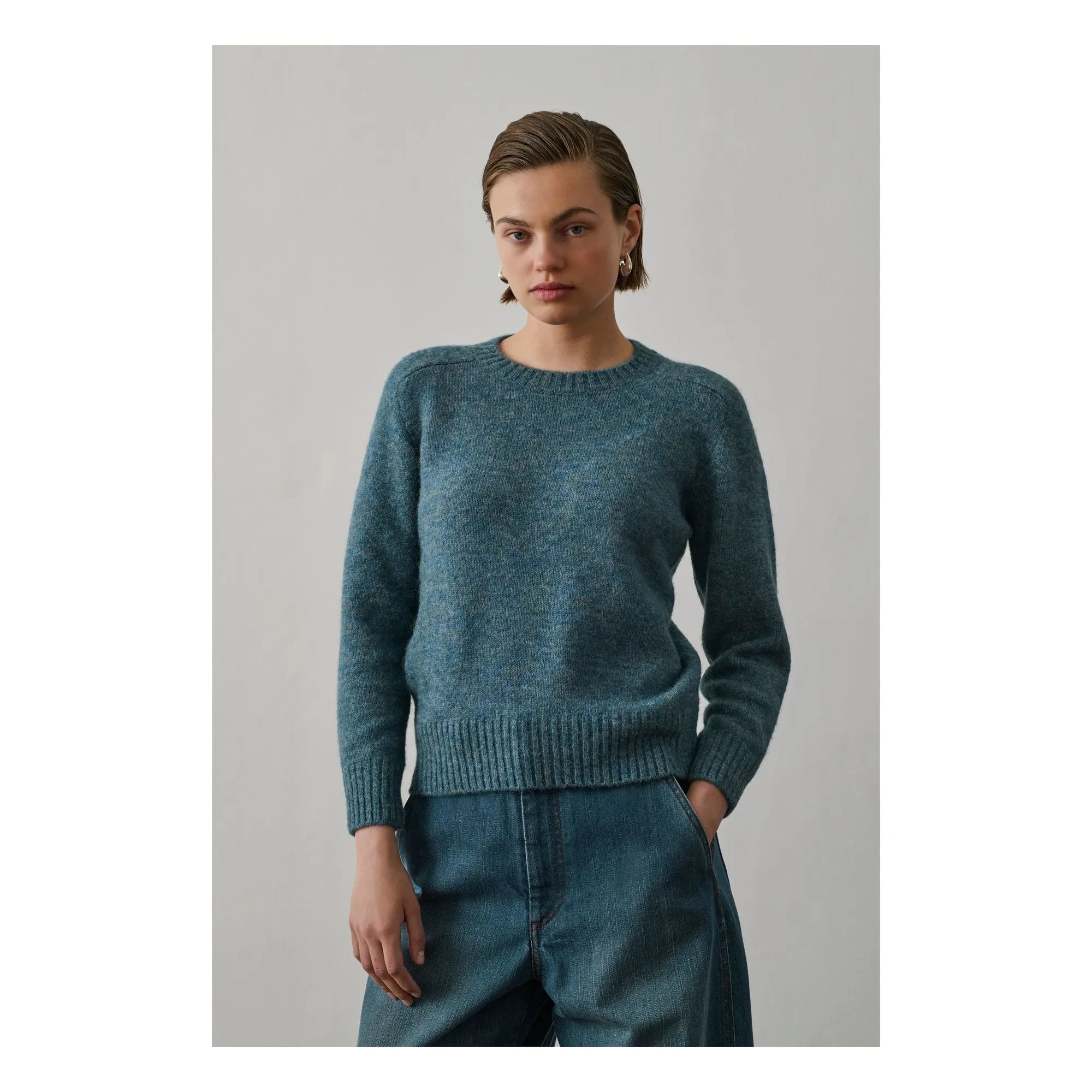 Soeur - Suéter Envie azul pavo real