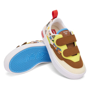 Hello Hossy - Zapatillas deportivas con detalle de arañazos San Francisco | Marrón