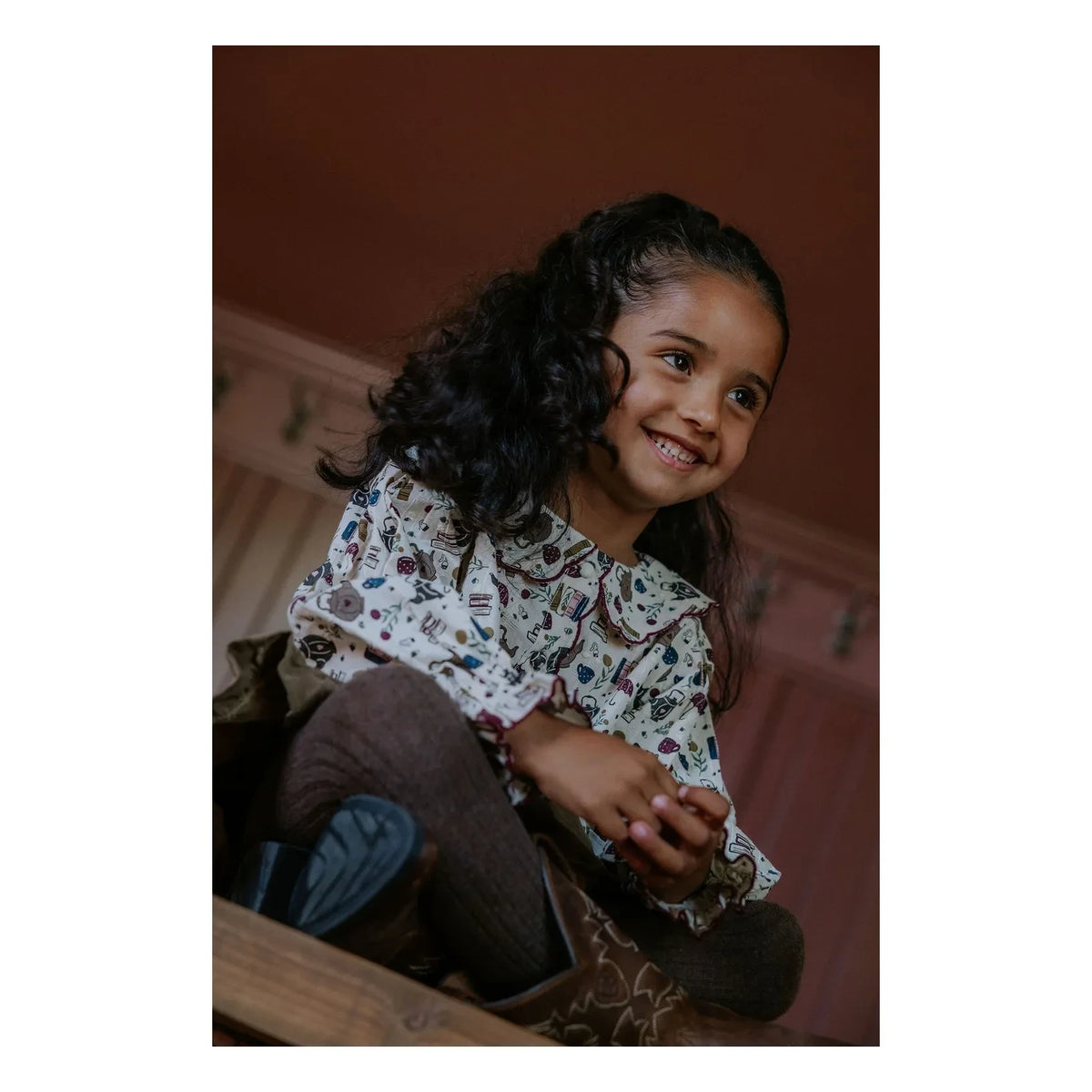 Fliink - Falda fruncida Dolly | Caqui